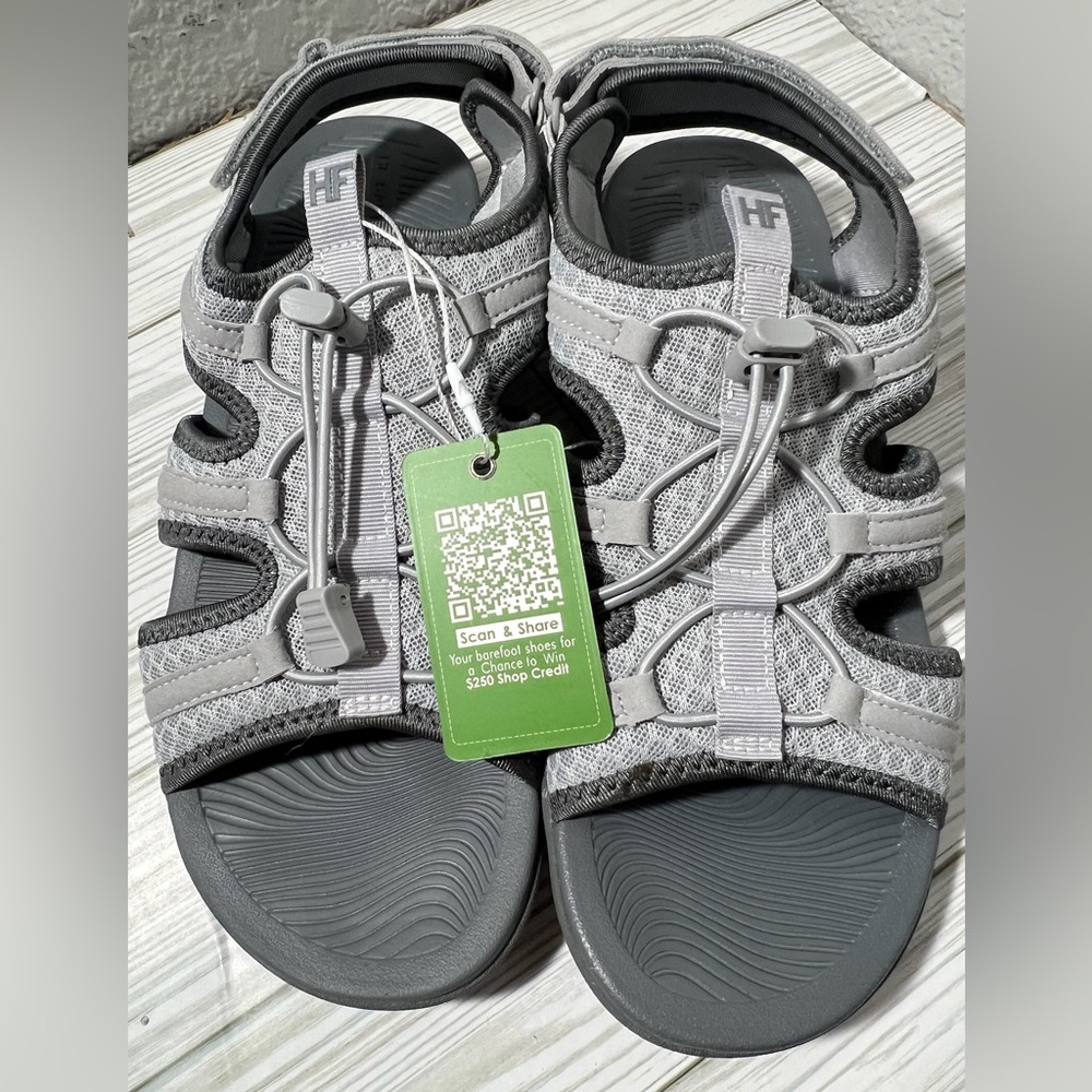 HF Baresandals I Ergonomic Lightweight Barefoot Sandals grey EU 40 men’s 7-7.5 - Picture 9 of 13
